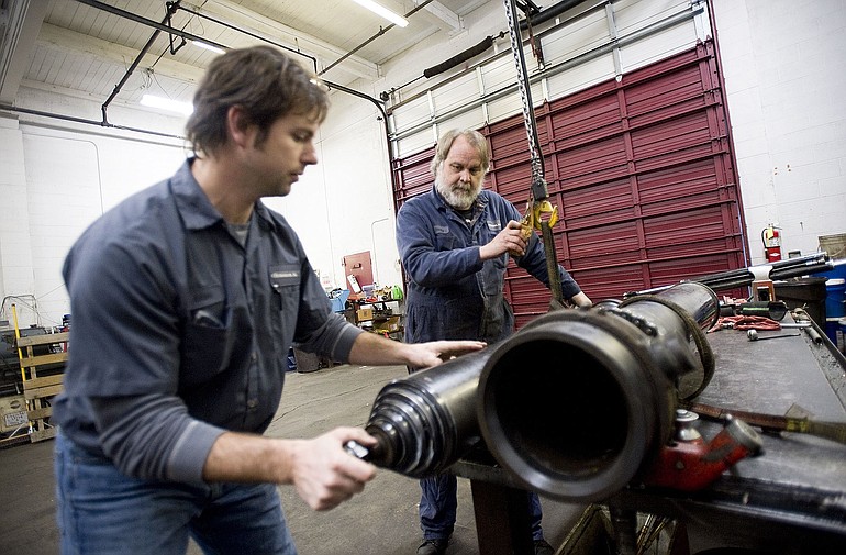 Telescopic cylinder inspection